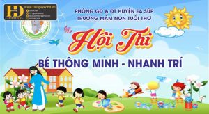 Vector Phông Nền Hội Thi Bé Khỏe Bé Ngoan