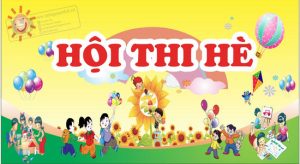 Vector Phông Nền Hội Thi Mầm Non