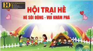 Vector Phông Nền Hội Trại Khai Mạc Hè Thiếu Nhi 2