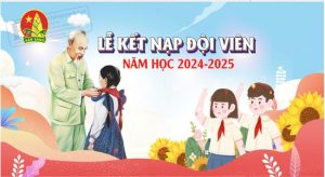 Vector Phông Nền Lễ Kết Nạp Đội Viên