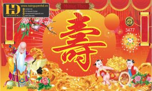 Vector Phông Nền Mừng Thọ