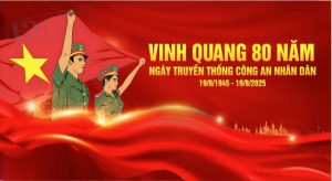 Vector Phông Nền Ngày Công An Nhân Dân 1