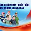 Vector Phông Nền Ngày Công An Nhân Dân
