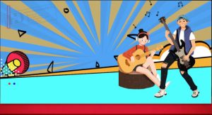 Vector Phông Nền Sân Khấu Âm Nhạc 2