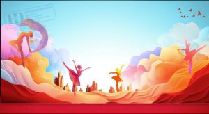 Vector Phông Nền Sân Khấu Âm Nhạc 5