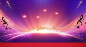 Vector Phông Nền Sân Khấu Âm Nhạc 7