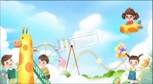 Vector Phông Nền Tết Thiếu Nhi, Phông Nền Mầm Non (23)