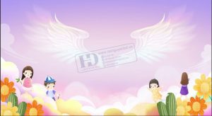 Vector Phông Nền Tết Thiếu Nhi, Phông Nền Mầm Non (34)