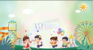 Vector Phông Nền Tết Thiếu Nhi, Phông Nền Mầm Non (38)