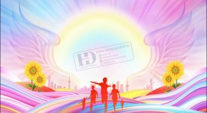 Vector Phông Nền Tết Thiếu Nhi, Phông Nền Mầm Non (4)