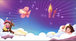 Vector Phông Nền Tết Thiếu Nhi, Phông Nền Mầm Non (45)