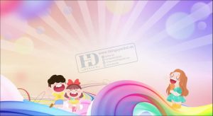 Vector Phông Nền Tết Thiếu Nhi, Phông Nền Mầm Non (6)