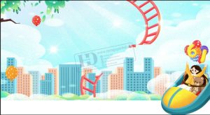 Vector Phông Nền Tết Thiếu Nhi, Phông Nền Mầm Non (9)