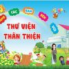 Vector Phông Nền Thư Viện Thân Thiện