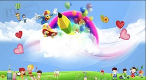 Vector Phông Nền Trang Trí Mầm Non 1