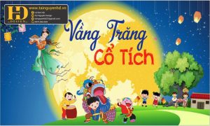 Vector Phông Nền Vầng Trăng Cổ Tích