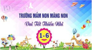 Vector Phông Nền Vui Tết Thiếu Nhi