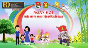 Vector Phông nền Thiếu Nhi Vui Khỏe