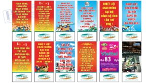 Vector Phướn Dọc, Standee Đại Hội