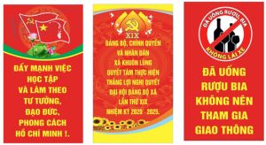 Vector Phướn, Standee Cổ Động 2