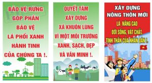 Vector Phướn, Standee Môi Trường
