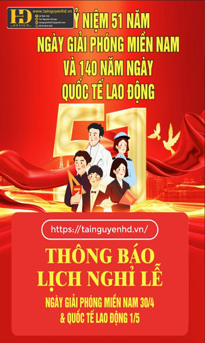 Vector Poster Giải Phóng Miền Nam, Quốc Tế Lao Động (10)