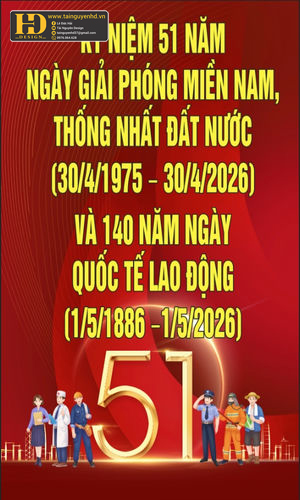 Vector Poster Giải Phóng Miền Nam, Quốc Tế Lao Động (11)