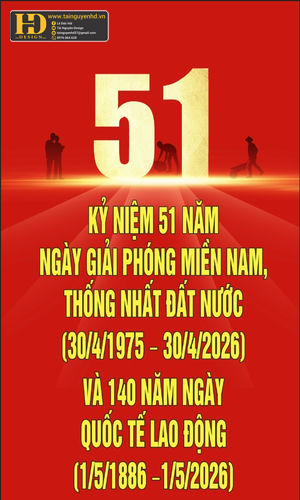 Vector Poster Giải Phóng Miền Nam, Quốc Tế Lao Động (12)