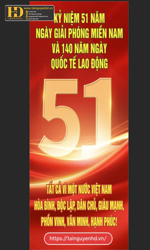 Vector Poster Giải Phóng Miền Nam, Quốc Tế Lao Động (19)