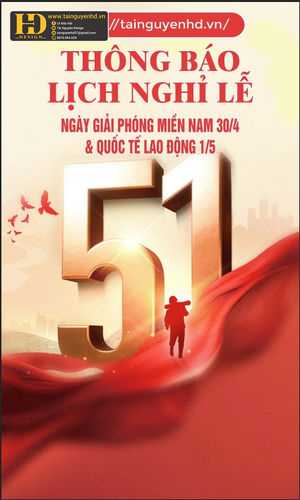 Vector Poster Giải Phóng Miền Nam, Quốc Tế Lao Động (25)