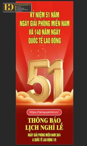 Vector Poster Giải Phóng Miền Nam, Quốc Tế Lao Động (31)