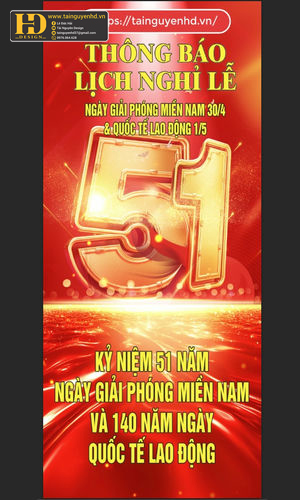 Vector Poster Giải Phóng Miền Nam, Quốc Tế Lao Động (39)