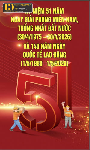 Vector Poster Giải Phóng Miền Nam, Quốc Tế Lao Động (4)