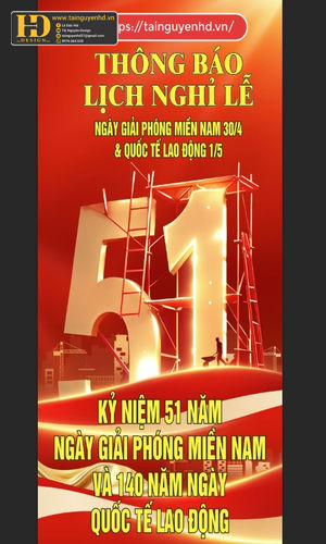 Vector Poster Giải Phóng Miền Nam, Quốc Tế Lao Động (45)