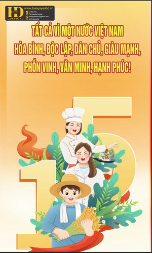 Vector Poster Giải Phóng Miền Nam, Quốc Tế Lao Động (50)