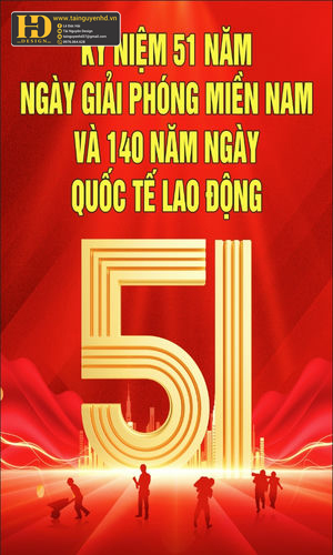 Vector Poster Giải Phóng Miền Nam, Quốc Tế Lao Động (9)