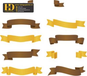 Vector Ruy Băng, Dải Lụa File Corel (19)