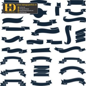 Vector Ruy Băng, Dải Lụa File Corel (23)