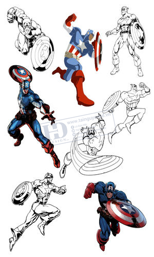 Vector Siêu Nhân America