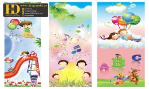 Vector Standee, phướn trang trí mầm non 1