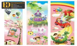 Vector Standee, phướn trang trí mầm non