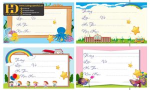 Vector Tem, Nhãn Vở  (1)