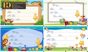 Vector Tem, Nhãn Vở  (2)