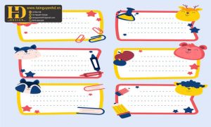 Vector Tem, Nhãn Vở  (31)