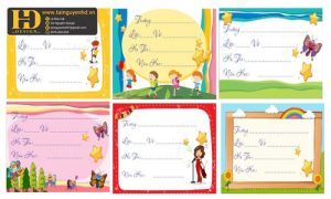 Vector Tem, Nhãn Vở  (4)