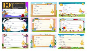 Vector Tem, Nhãn Vở  (5)