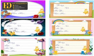 Vector Tem, Nhãn Vở  (6)