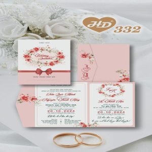 Vector Thiệp Cưới HD, Phôi Thiệp Cưới  (104)