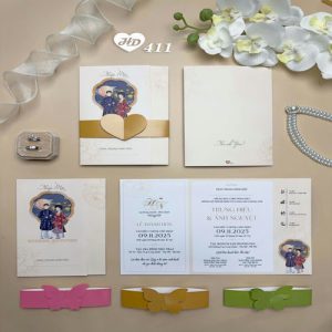 Vector Thiệp Cưới HD, Phôi Thiệp Cưới  (181)