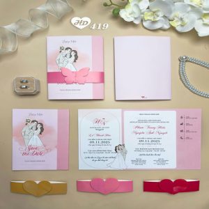 Vector Thiệp Cưới HD, Phôi Thiệp Cưới  (189)